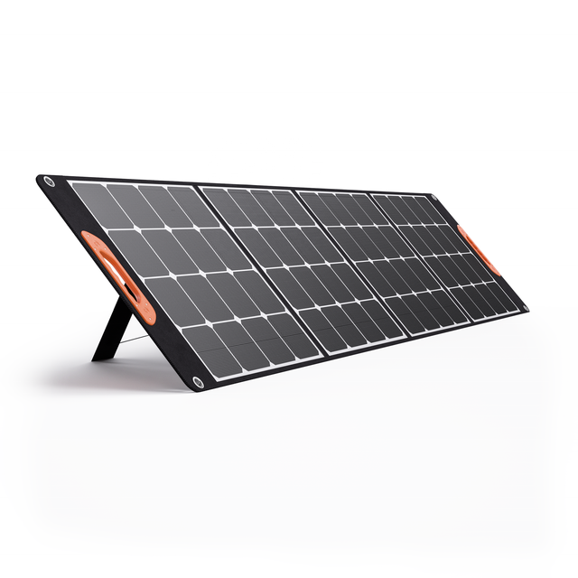 GLOSS Portable Monocrystalline Solar Panels 60W-200W Flexible Folding All Black 22% Efficiency Home Use