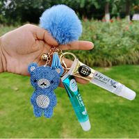 Gloss à lèvres liquide minéral waterproof pour marques privées, fournisseur Jingying, avec porte-clés