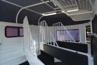 Remorque porte-chevaux 3 places standard australien 2026 avec plancher anti-corrosion et boîte à selles escamotable