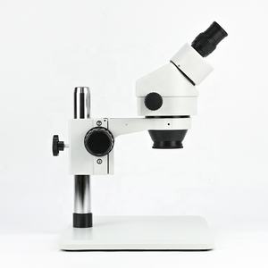 <span class=keywords><strong>Microscope</strong></span> stéréo industriel de zoom de ZM0745B-L1 0.7-4.5X pour la réparation et la soudure mobiles avec la grande étape fonctionnante - Product Image 3