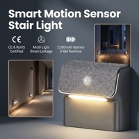 Lampes LED pour la maison, lumière LED à détecteur de mouvement, lampe de nuit, lampes murales rechargeables pour couloir, lumière d'escalier LDN0001-24-1
