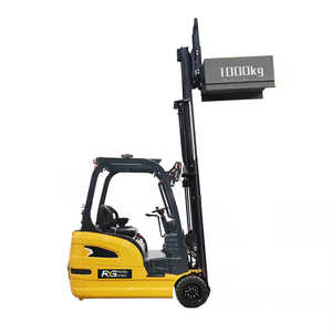 1 टन 2 टन सुपरमार्केट और रेस्तरां और मशीनरी की मरम्मत की दुकानों के लिए 3-पहिया मिनी इलेक्ट्रिक फोर्कलिफ्ट - Product Image 1