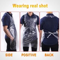 Tablier en plastique imperméable pour le travail médical, hospitalier et industriel