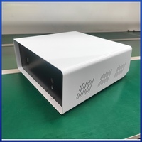 Châssis de contrôle industriel personnalisé, boîtier d'ordinateur de bureau industriel, coque d'équipement en aluminium et acier inoxydable OEM ODM