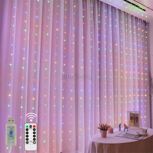 Connectable Icicle Fairy String Lights IP65 <b>Led</b> Dimmable Curtain Garland New Year Christmas <b>Tree</b> Wedding Indoor Outdoor Decor - Product Image 3