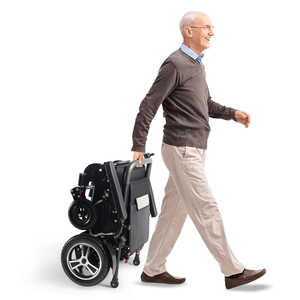 KSM-606AF Smart <b>Auto</b> Folding Electric Wheelchair Lightweight Aluminum High Power Wheelchair with 500W/600W/700W Lithium <b>Battery</b> - Product Image 2