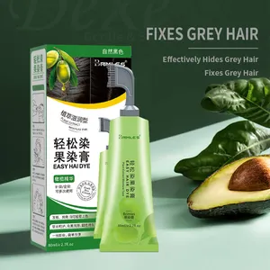 Brimles cover gray hair permanent hair color dye plant extract black hair color dye of comb