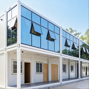 Casa Modular de Paneles Sándwich de Acero de 2 Pisos, Tipo Contenedor, para Oficinas, Hoteles, Villas y <span class=keywords><strong>Alojamiento</strong></span> - Product Image 2