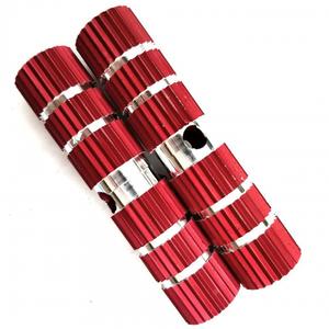 Pédale de vélo 100 mm, axe en acier, antidérapante, noir, rouge, violet, bleu, or, argent, équipement de cyclisme - Product Image 5