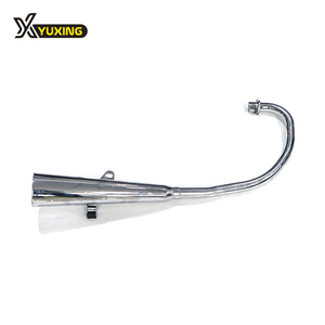 Sistema de escape de acero para motocicleta, silenciador silencioso Universal <span class=keywords><strong>GN</strong></span> <span class=keywords><strong>125</strong></span> <span class=keywords><strong>CC</strong></span>, accesorios para motocicleta - Product Image 5