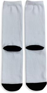 Calzini Sportivi da Uomo 2022, <span class=keywords><strong>Taglie</strong></span> Grandi, 100% Poliestere, Bianchi Lisci per Sublimazione - Product Image 5