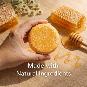 Barra de Champú de Miel, Champú Sólido Hidratante para Cabello Seco, Sin Sulfatos, Cuidado Capilar Vegano, Fabricante de Marca Privada OEM - Product Image 3