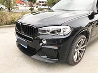 Kit Aerodinámico Completo para BMW X5 F15 X6 F16 M Sport Estilo MP, Labio Delantero Negro Brillante, Difusor Trasero