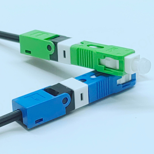 Conector rápido de fibra óptica UNIKIT ESC250D SC/APC Conector rápido de modo único para FTTH Compatible con redes 4G y Wi-Fi - Product Image 1