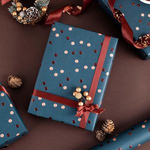 Rollo de Papel de Regalo Azul Marino Homeral Manly, 46.8 Pies Cuadrados, de una Sola Cara, Reciclable, para el Día del Padre, Cumpleaños, Manualidades - Product Image 4