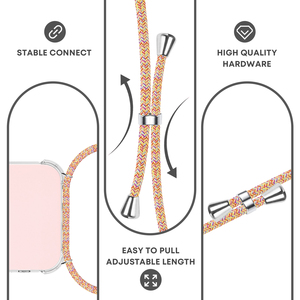 Clear Slim Cell Phone Neck Strap Case para Iphone 17 16 15 14 13 12 11 Pro <span class=keywords><strong>Max</strong></span> X XS XR 7 8 Plus SE - Product Image 3