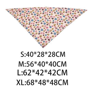 ผ้าพันคอสามเหลี่ยมสำหรับสัตว์เลี้ยง ผ้าฝ้ายแท้ 100% แบบสั่งทำได้ สำหรับสุนัขและแมวตัวเล็ก จำนวนมาก - Product Image 3