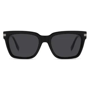 Оптовая продажа, квадратные темные простые элегантные солнцезащитные очки унисекс из ацетата