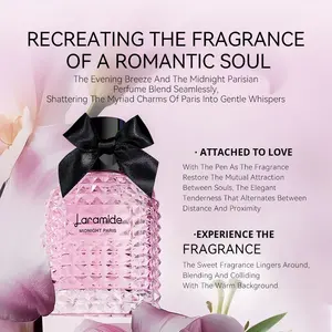 Parfum Laramide <span class=keywords><strong>Midnight</strong></span> <span class=keywords><strong>Paris</strong></span>, parfum liquide, bois de santal, musc, sonorité orientale, style parisien, parfum de niche riche et longue durée - Product Image 3