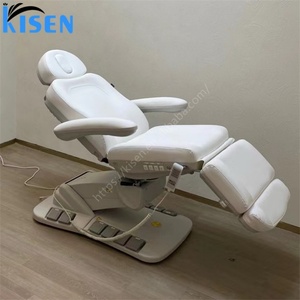 Kisen Popular Black Beauty Salon Furniture Treatment Bed 3 4 Motors <b>Electric</b> Salon Cosmetic Lash Massage <b>Table</b> With Foot Control - Product Image 6