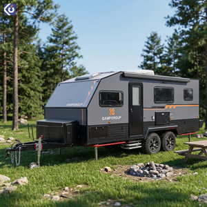 Remolque de Viaje Ligero CAMPTRL, RV con Techo Elevable, Diseño Compacto, Fácil de Remolcar con un SUV Pequeño, <span class=keywords><strong>para</strong></span> <span class=keywords><strong>Viajes</strong></span> de Fin de Semana - Product Image 1