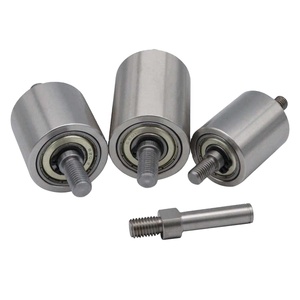 Unpowered đôi mang Con lăn băng tải vành đai Con lăn thép không gỉ dòng với cắt dịch vụ chế biến - Product Image 6