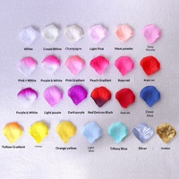 Lot de 1 000 pétales de rose en tissu non tissé, style chinois, semi-artisanaux, pour mariage, célébration, fleurs artificielles à tenir à la main