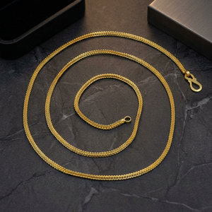 Cadenas de Oro Micronizado de 14K, 18K, 24K al por Mayor, Collares de Moda con Cuentas, Diseños Modernos de Cadenas de Latón Dorado - Product Image 3