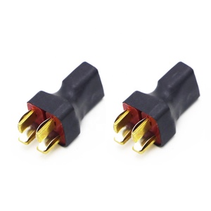 डिन्स t प्लग 1 महिला से 2 पुरुष समानांतर एडाप्टर | rc t y स्प्लिटर कनेक्टर तार केबल - Product Image 2