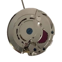 Montre mécanique entièrement automatique à mouvement 2813 GMT, quatre aiguilles, calendrier simple, roue rouge, acier bleu, boîtier métallique analogique 8205 8215