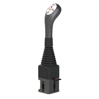 Vente en gros – Bouton de joystick hydraulique de marque Guanjie avec câble tressé de 1 m en alliage de zinc noir pour bloc avant de chargeuse – Fourniture directe usine