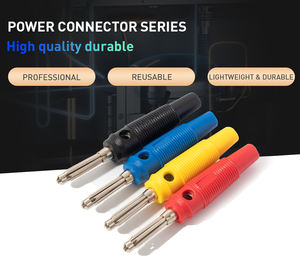 Connettori a <span class=keywords><strong>Banana</strong></span> e a Punta in Ottone Nichelato a 5 Colori con 7 Pin, Senza Saldatura, con Vite, Disponibili - Product Image 3