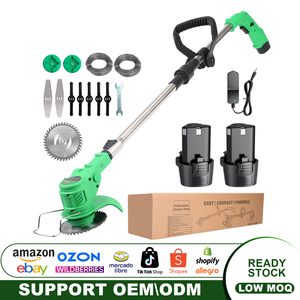 เครื่องตัดหญ้าไร้สาย 12V รุ่น DIY พร้อมด้ามจับพับได้ เหมาะสำหรับตัดหญ้าในสวน ใช้แบตเตอรี่ CG-12A เครื่องตัดหญ้าไร้สาย 12V - Product Image 4