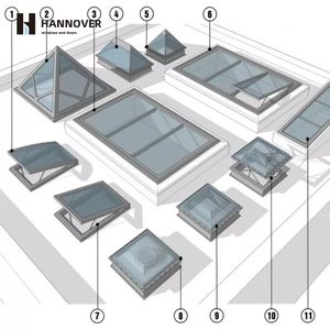 Fenêtre de toit en aluminium durable avec verre feuilleté et protection renforcée contre les fuites - Product Image 5
