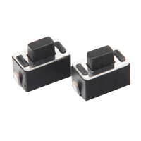 Interrupteur Tactile 3*6*4.3 à Pied en U, Interrupteur à Bouton Poussoir pour Thermomètre Corporel 3x6x5, Interrupteur Tactile SMD 2 Broches de Haute Qualité