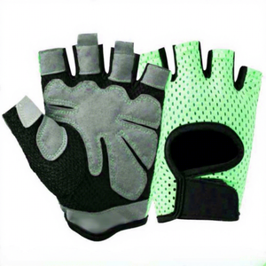 Custom High Quality Outdoor Sports <b>Half</b> Finger Cycling Gloves Neoprene Non <b>Slip</b> Breathable Lightweight Gym Weightlifting - Product Image 4