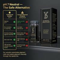 YDPMU 10ml Solution naturelle de suppression de tatouage pH7 Agent neutre pour estomper les pigments pour PMU Sourcils Eyeliner Lèvres Liquide effaceur de tatouage
