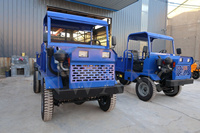 Mini camion à benne basculante diesel à double roues arrière pour l'assistance minière, camion à benne basculante diesel 4x4 pour les travaux agricoles et les petites opérations minières