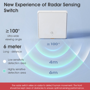 Interruptor Inteligente <span class=keywords><strong>de</strong></span> Pared Zigbee con Radar, <span class=keywords><strong>Control</strong></span> Remoto, Temporizador, Sensor <span class=keywords><strong>de</strong></span> <span class=keywords><strong>Presencia</strong></span> Humana, <span class=keywords><strong>Control</strong></span> por Aplicación, CA - Product Image 3