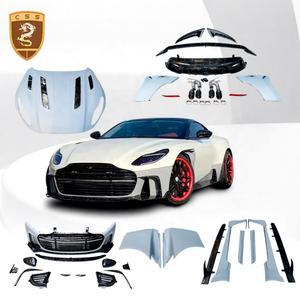 Kit carrosserie en fibre de carbone style MSY pour <span class=keywords><strong>Aston</strong></span> <span class=keywords><strong>Martin</strong></span> DB11 : pare-chocs avant, jupes latérales, diffuseur arrière, capot moteur, spoiler - Product Image 1