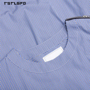 Camiseta Personalizada de Cuello Redondo, Manga Corta, Tejida, 100% Algodón, Estilo Urbano, con Bolsillos Laterales para Hombre - Product Image 3