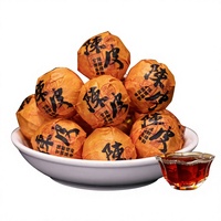 Thé Pu-erh mûr du Yunnan, fermenté avec des pelures de mandarine verte, 500g, emballage compressé en vrac pour consommation quotidienne et vente en gros