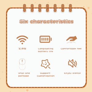 Quà Tặng chuột không dây tùy chỉnh với hình ảnh động vật hoạt hình dễ thương khác nhau - Product Image 4