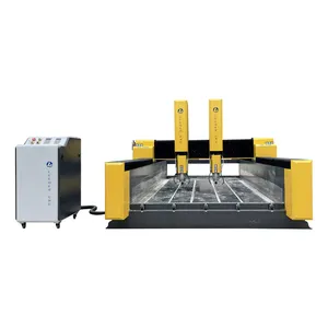 Router Cnc mesin pekerjaan kayu, Multi kepala 1325 1300*2500mm batu 3d pemotong logam harga mesin pekerjaan kayu dengan 3 5.5 7.5 kw poros pendingin air