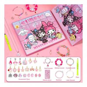Premium Educational DIY Friendship <b>Bracelet</b> <b>Making</b> <b>Kit</b> for Kids with Colorful Beads and Cute <b>Charms</b> Plastic Jewelry Set - Product Image 5