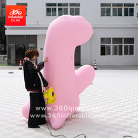 Mascotte gonflable géante de 3 m, design personnalisé, couleur personnalisée, dragon de dessin animé, publicité gonflable, certification CE/KC