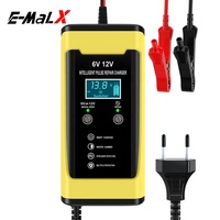 Chargeur de batterie de voiture et de moto intelligent à impulsions de réparation automatique, identification et conversion 6V4A/12V2A