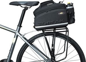 Sac de selle de vélo pliable imperméable en PVC 500D 25L, sacoche de vélo double arrière, sac à dos de vélo - Product Image 5