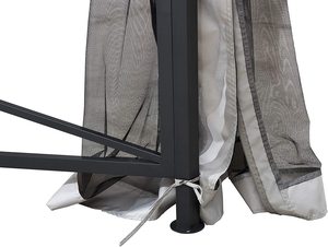 Toldos impermeables Oxford para exteriores, cúpula de terraza, hexagonal, gris, patio para reemplazar el árbol - Product Image 5
