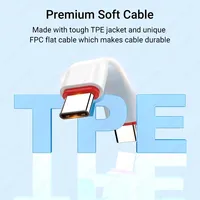 JEYI 80Gbps Verstaubares Kurzes Typ-C-Kabel PD240W für iPhone für OnePlus für Schnelles Laden Kompatibel mit Thunderbolt 5/4/3